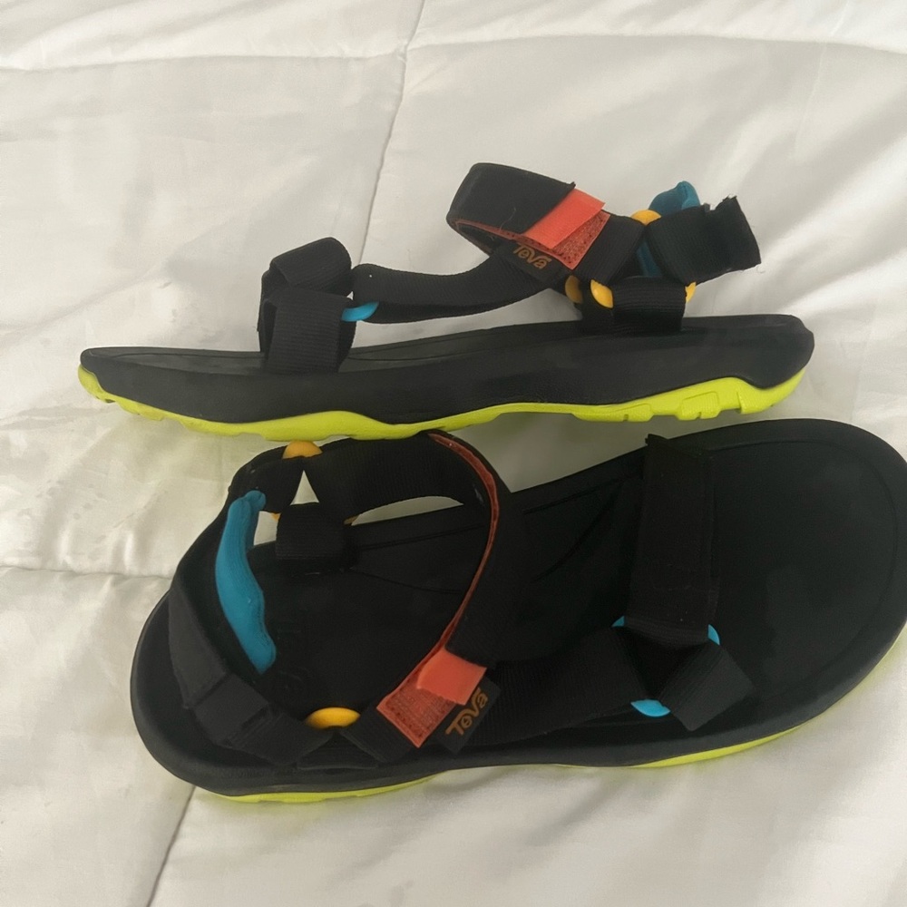 Teva Kids Sandals Black and Yellow